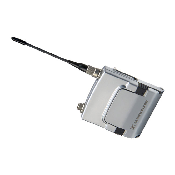 Sennheiser SK 5012 Instruction Manual