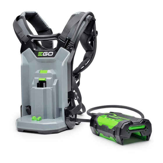 EGO BH1001 Operator's Manual