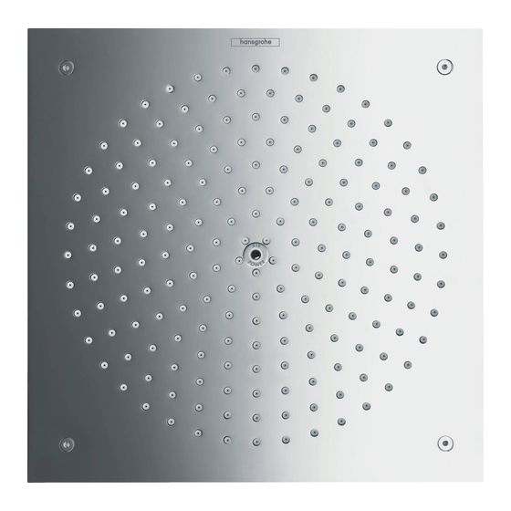 Hans Grohe Raindance 260 x 260 mm Air 1jet 26472 Series Manuals