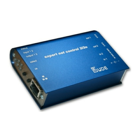 Gude Expert net control 2i2o Manual