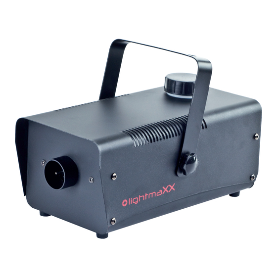 Lightmaxx CLUB FOG 800 User Manual