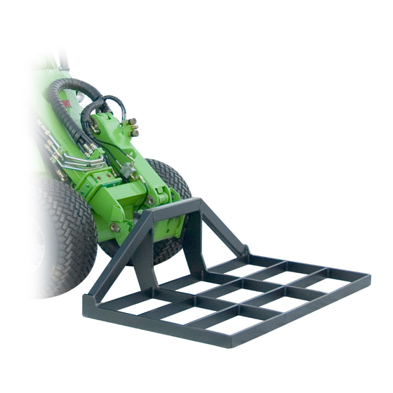 AVANT A32411 Operator's Manual For Attachment