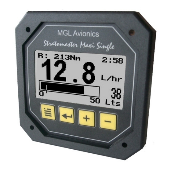 MGL Avionics Stratomaster Maxi Single FF-3 Manual