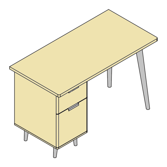 Mocka Denham Desk Assembly Instructions Manual