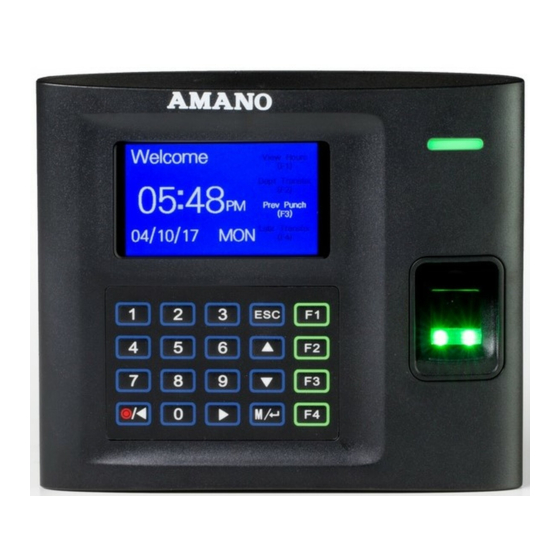 Amano MTX-30P Wi-Fi Set-Up Manual