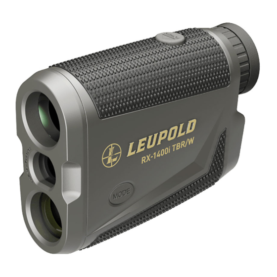 Leupold RX-1400i TBR/W Manuals