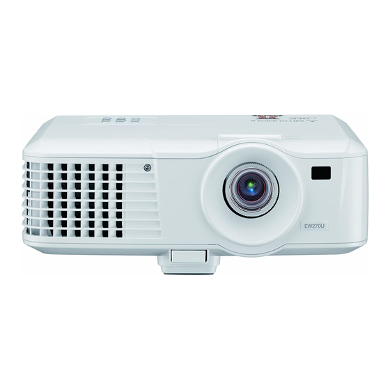 Mitsubishi DLP EW270U User Manual