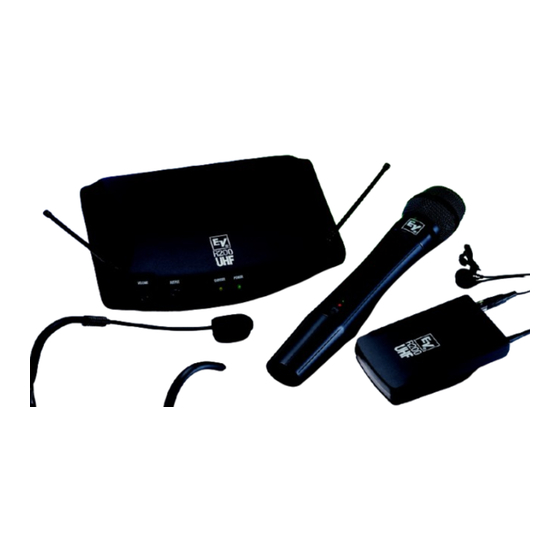 Electro-Voice WIRELESS R200 Series Owner's Manual