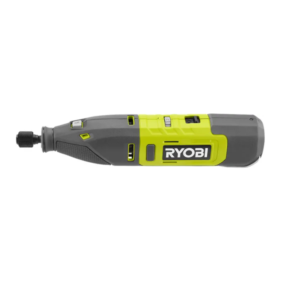 Ryobi Tvm01 - 12 Volt Rotary Tool Manual 