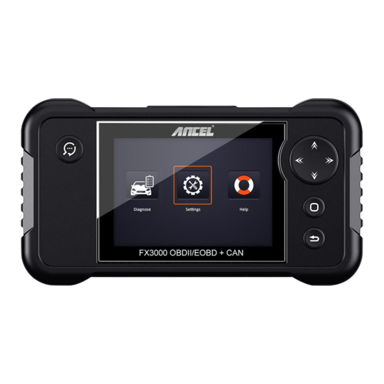 ANCEL FX3000 Manual