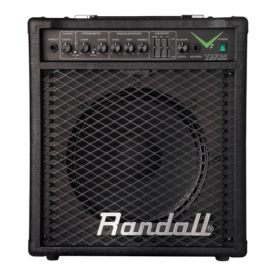 Randall T2C Operation Manual