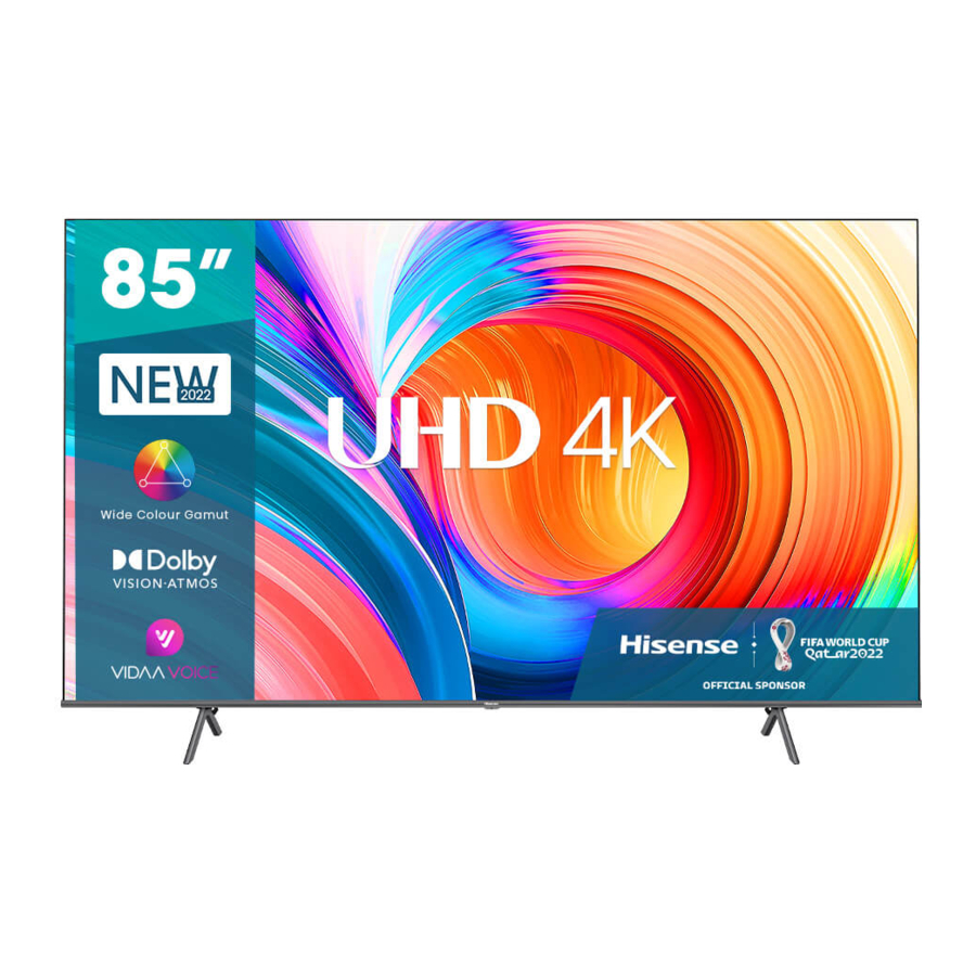 Hisense A7H, 85A7H Manual