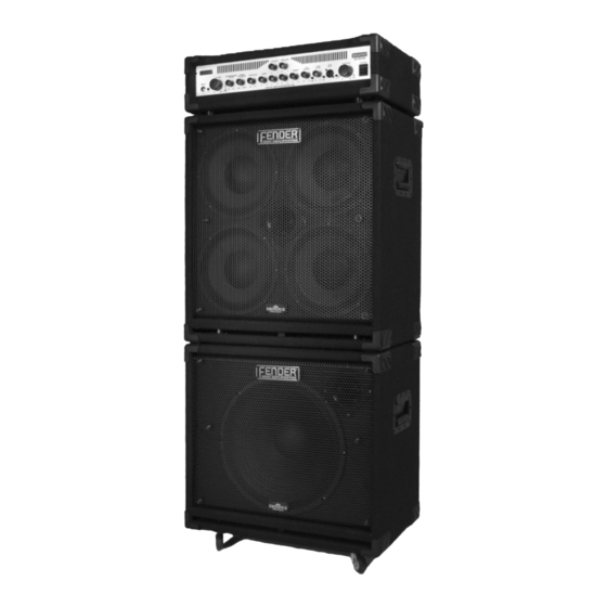 Fender Bassman 410 Owner's Manual