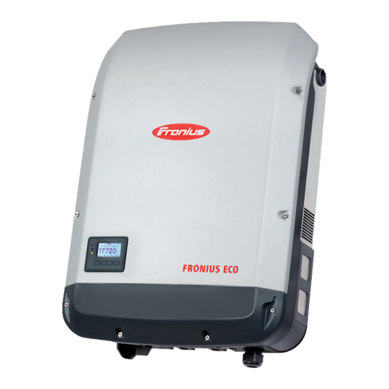 Fronius Eco 25.0-3-S Installation Manual