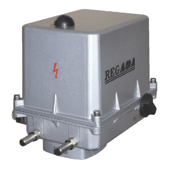 Regada SPR 0.1PA Installation, Service And Maintenance Instructions