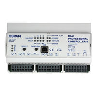 Osram DALI Professional Controller-4 Operating Instructions Manual