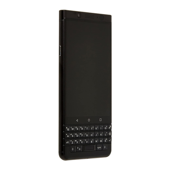 Blackberry KEYone Quick Start Manual