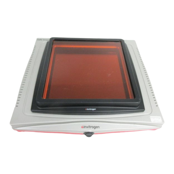 Invitrogen Safe Imager G6600 Quick Reference Card