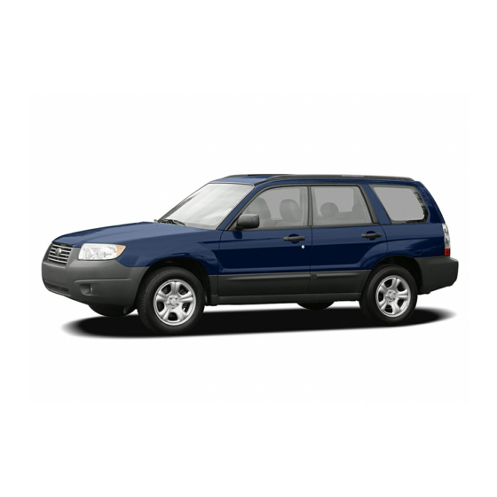 Subaru 2006 Forester Owner's Manual