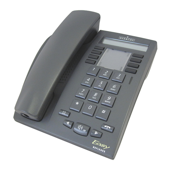 Alcatel Easy REFLEXES 4400 Manual