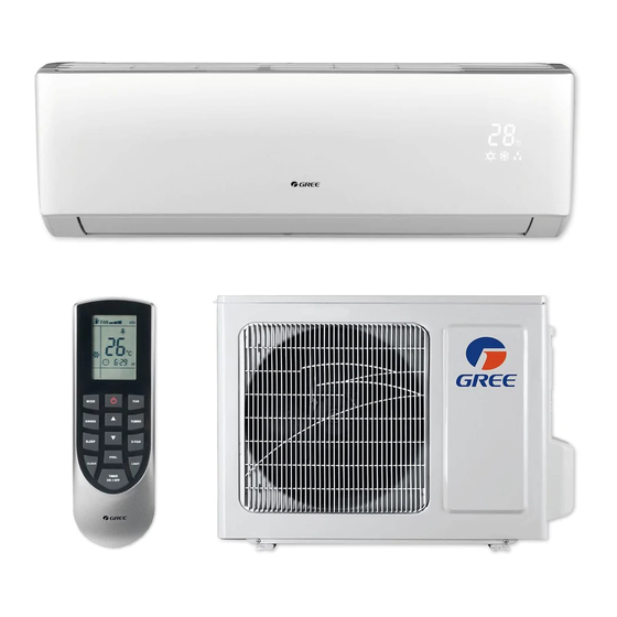 Gree Vireo B 9 MBH Split Air Conditioner Manuals