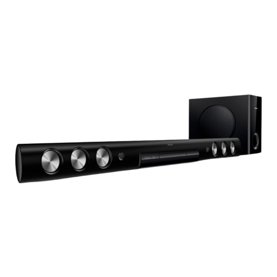Philips HTB5150K Quick Start Manual