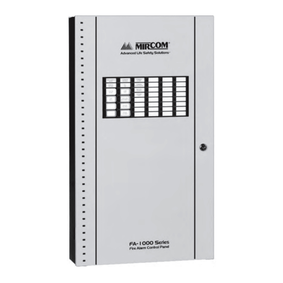 Mircom FA-1000 SERIES Installation And Operation Manual