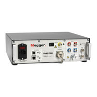 Megger IDAX-300 User Manual