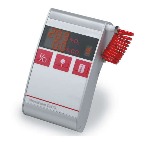 PBI Dansensor CheckPoint O2/CO2 Manual
