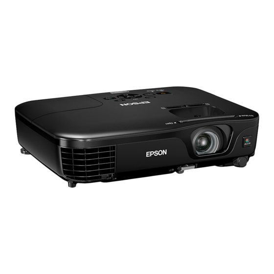 Epson PowerLite S12+ Quick Setup
