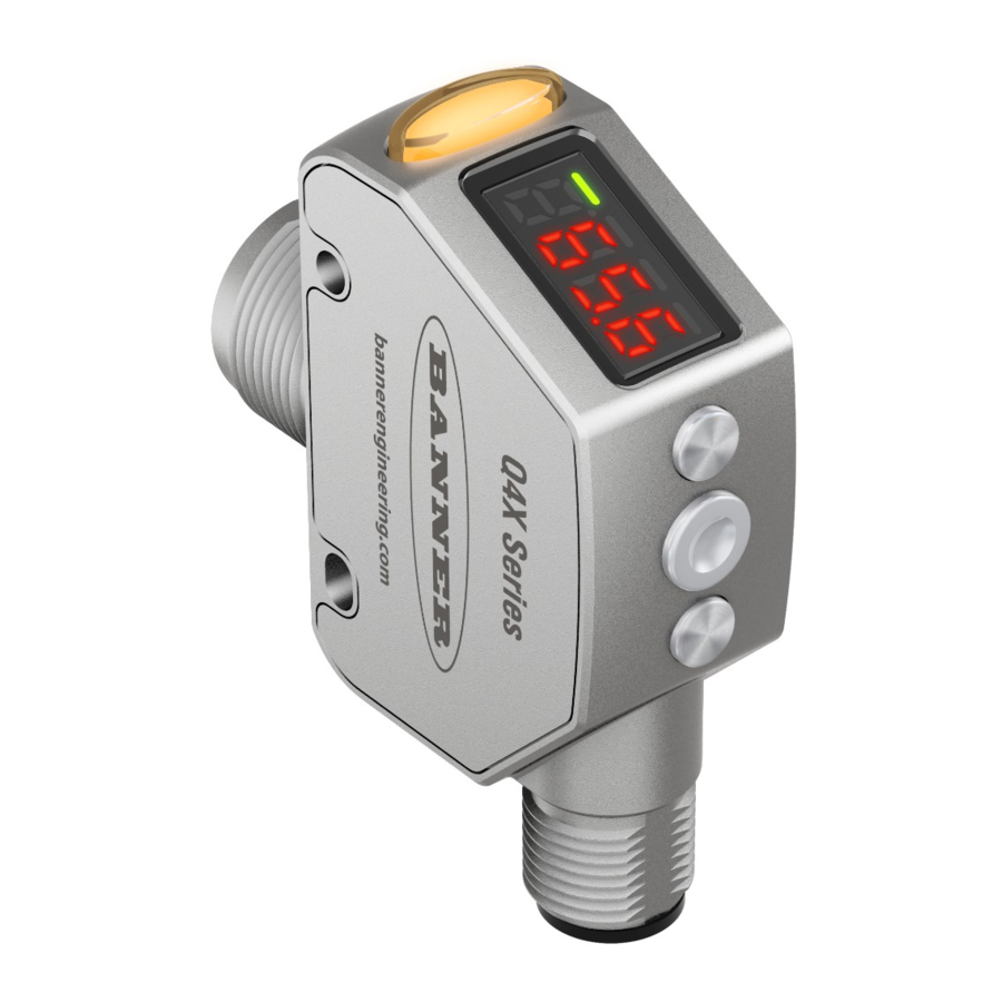 Banner Q4X Series Instruction Manual