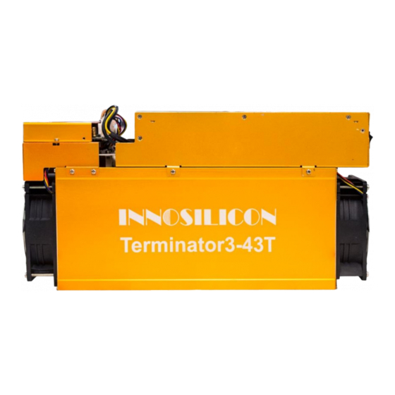 INNOSILICON T3-43T User Manual