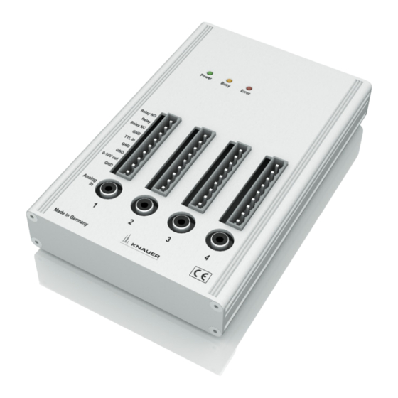 Knauer HPLC IFU 2.1 User Manual