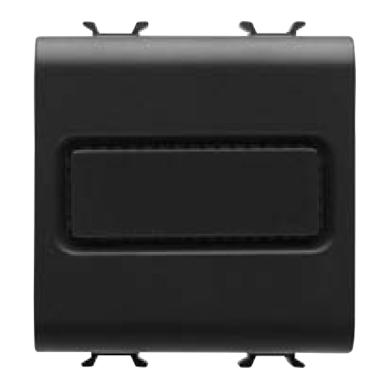 Gewiss Chorus GW 10 611 Quick Start Manual