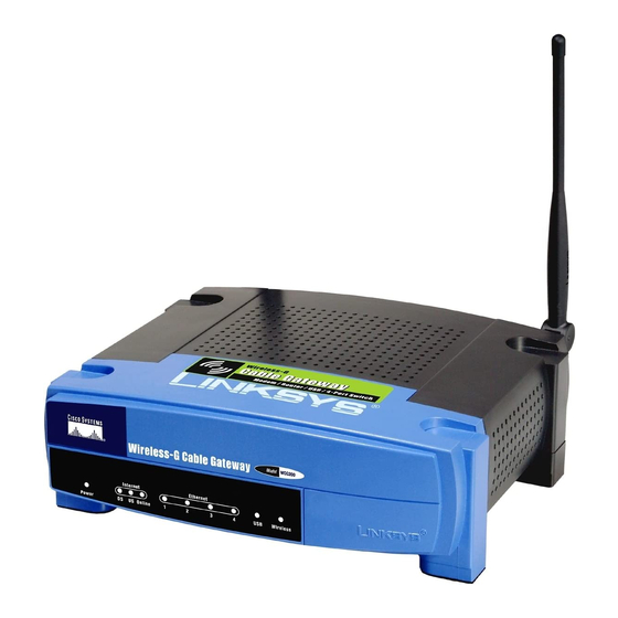 Linksys WCG200 Quick Installation