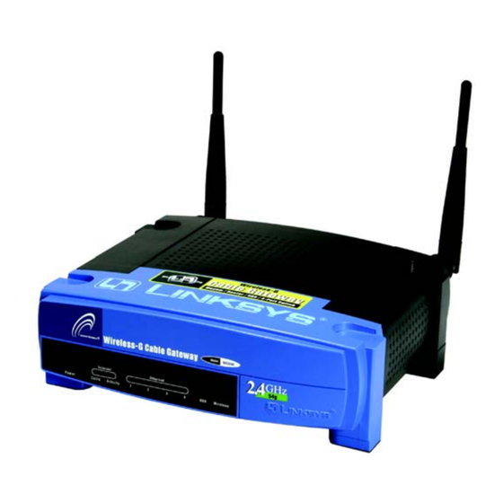 Linksys WCG200 Product Data