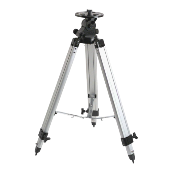 Meade Deluxe Field Tripod Operating Instructions