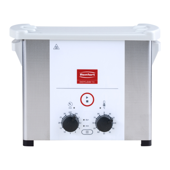 Renfert Easyclean TEC Translation Of The Original Manual