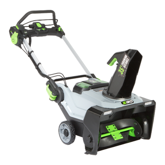 Ego Power+ SNT2102 Operator's Manual