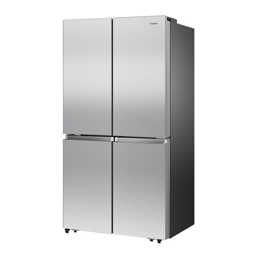 Hisense HRCD610TS - 609L PureFlat French Door Fridge Manual | ManualsLib