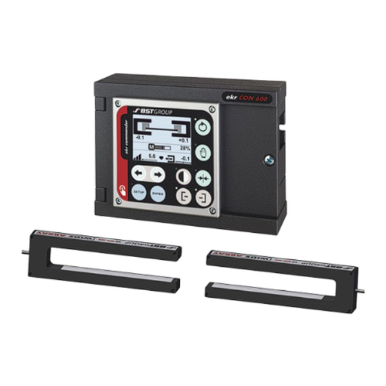 BST ekr CON 600 Installation And Operating Manual