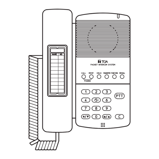 Toa N-8410MS Installation Manual
