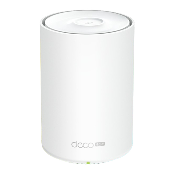 TP-Link Deco X1500-4G User Manual