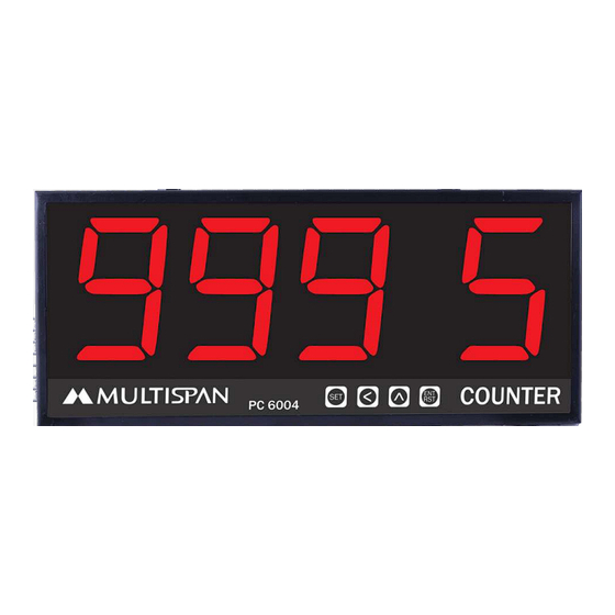 MULTISPAN PC-6004 Product Manual