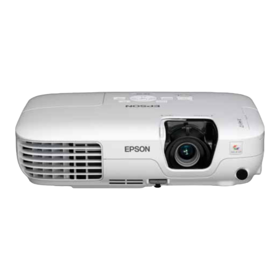 Epson EB-S9 Product Manual