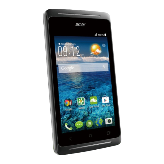 Acer liquid z205 Manuals