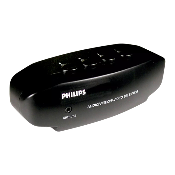 Philips SWS2285W Specification Sheet
