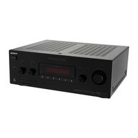 Sony STRDG920 - STR AV Receiver Operating Instructions Manual