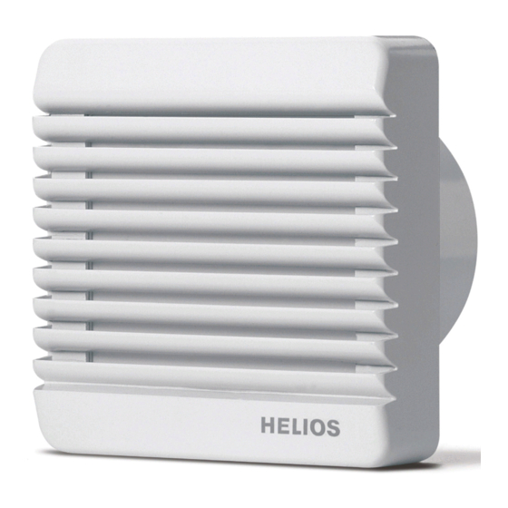 Helios FES 90 Installation And Operating Instructions