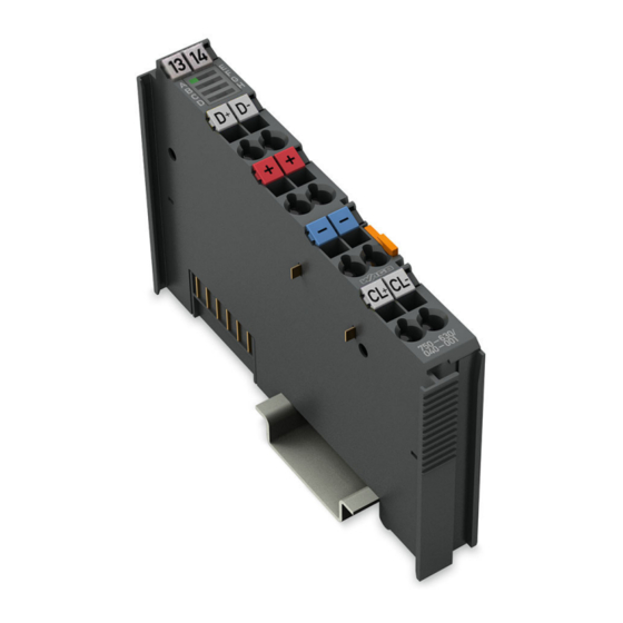 WAGO 750-630/040-001 Manuals